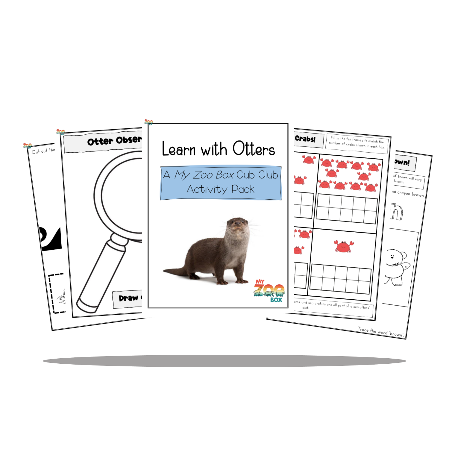 Otter Digital Unit Study – My ZOO Box
