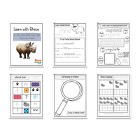 Preschool Rhino Digital Unit Study