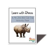 Preschool Rhino Digital Unit Study