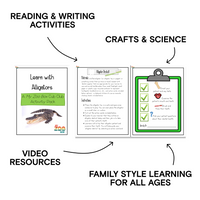 Preschool Alligator Digital Unit Study