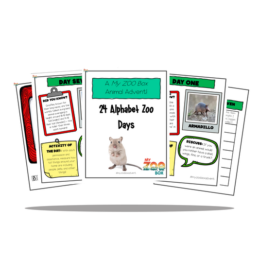 24 Alphabet Zoo Days Digital Unit Study