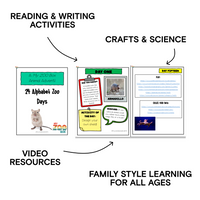 24 Alphabet Zoo Days Digital Unit Study
