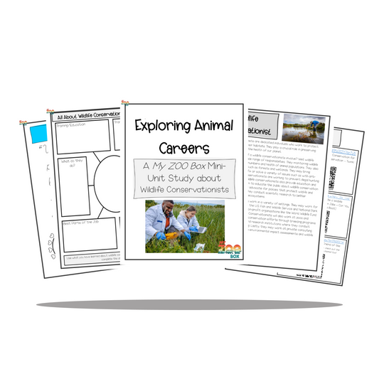 Exploring Animal Careers - Wildlife Conservationists Digital Unit Study