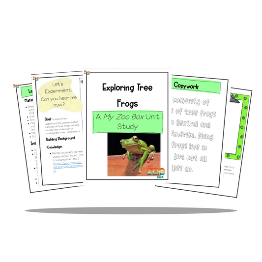 Tree Frog Digital Unit Study