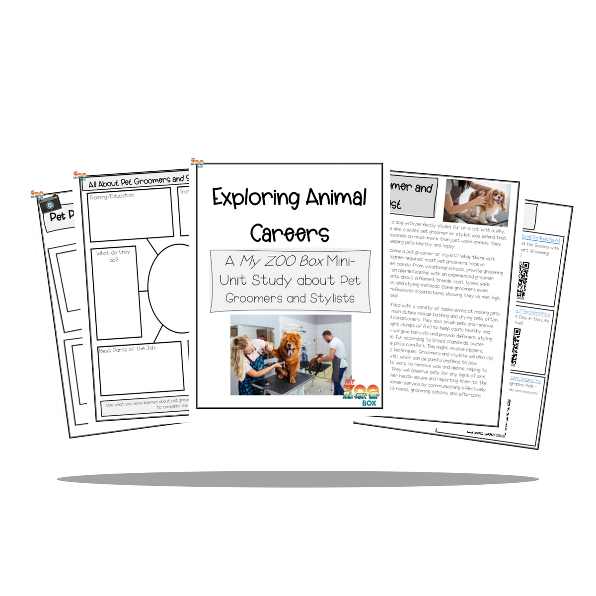 Exploring Animal Careers - Pet Groomers & Stylists Digital Unit Study
