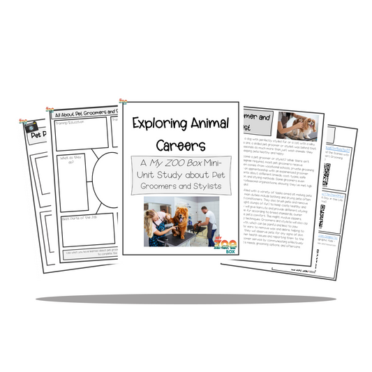 Exploring Animal Careers - Pet Groomers & Stylists Digital Unit Study