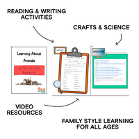 Learning With Animals Digital Unit Study
