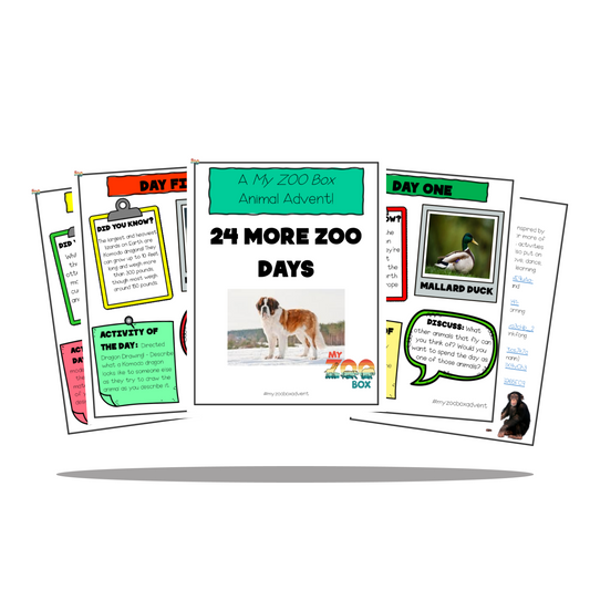 24 MORE Zoo Days Digital Unit Study