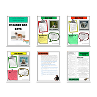 24 MORE Zoo Days Digital Unit Study