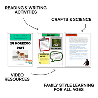 24 MORE Zoo Days Digital Unit Study