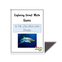 Elementary Great-White Sharks Digital Unit Study
