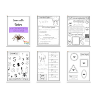 Preschool Spider Digital Unit Study
