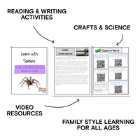 Preschool Spider Digital Unit Study
